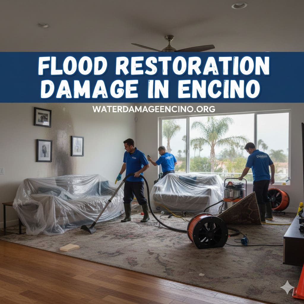 Flood Restoration Services in Encino CA